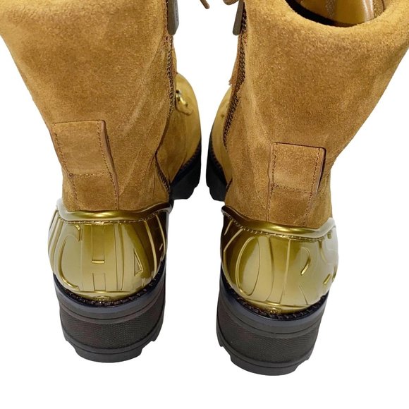 Michael Kors Khloe Chunky Combat Boots 7 New - Picture 9 of 12